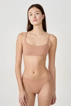 ETAM Braguitas Invisibles|Tanga Brasileño|Tanga de microfibra BLUSH