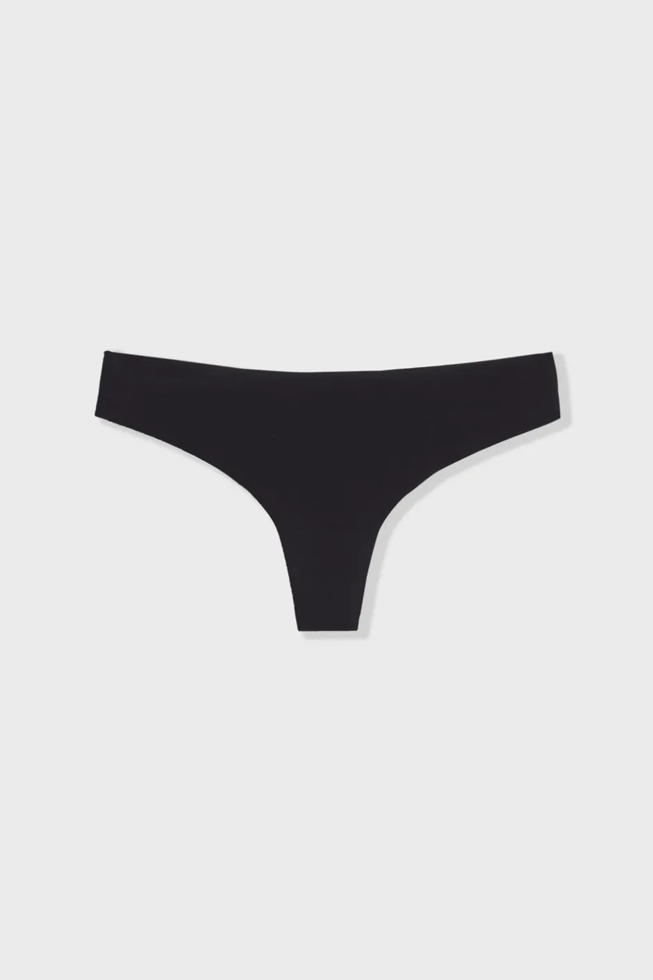 ETAM Braguitas Invisibles|Tanga|Tanga de microfibra NEGRO