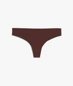 ETAM Braguitas Novias|Braguitas Invisibles|Tanga de microfibra CHOCOLATE