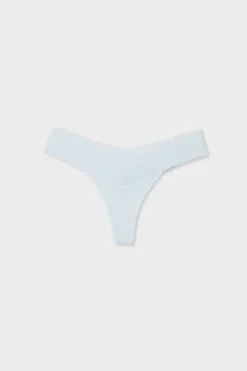 ETAM Tanga Brasileño|Braguitas Party|Tanga de microfibra AZUL CIELO