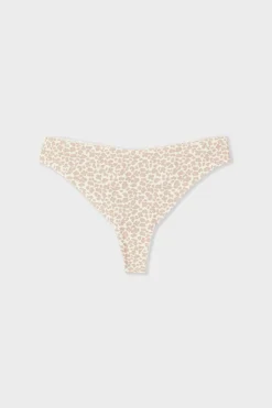 ETAM Tanga Brasileño|Tanga de microfibra sin costuras ESTAMPADO