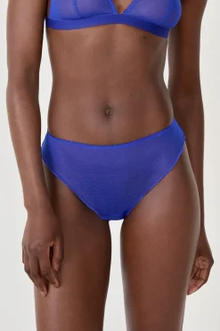 ETAM Tanga Brasileño|Tanga de tul &Iacute;NDIGO