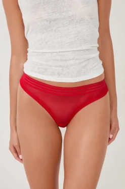 ETAM Tanga Brasileño|Braguitas Party|Tanga de tul BERMELLÓN