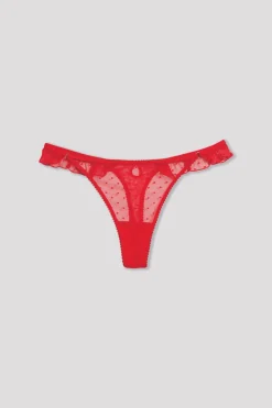 ETAM Braguitas Sexy|Tanga|Tanga de tul CARDINAL