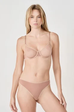 ETAM Braguitas Invisibles|Tanga|Tanga de tul BLUSH