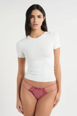 ETAM Braguitas Sexy|Tanga Brasileño|Tanga de tul y encaje GRENADINE