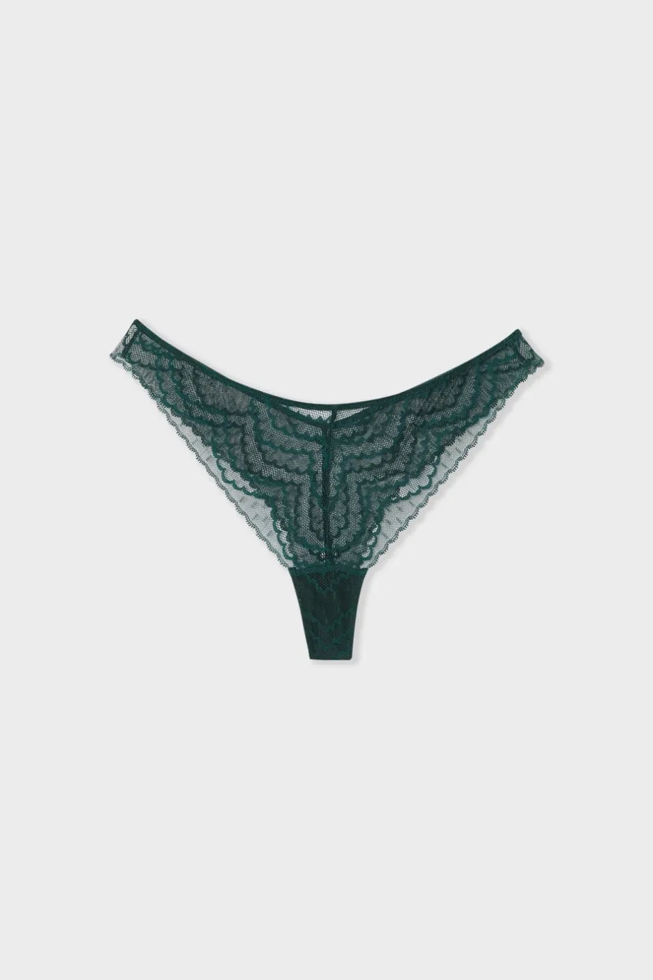 ETAM Tanga Brasileño|Braguitas Encaje|Tanga en dentelle EMERAUDE