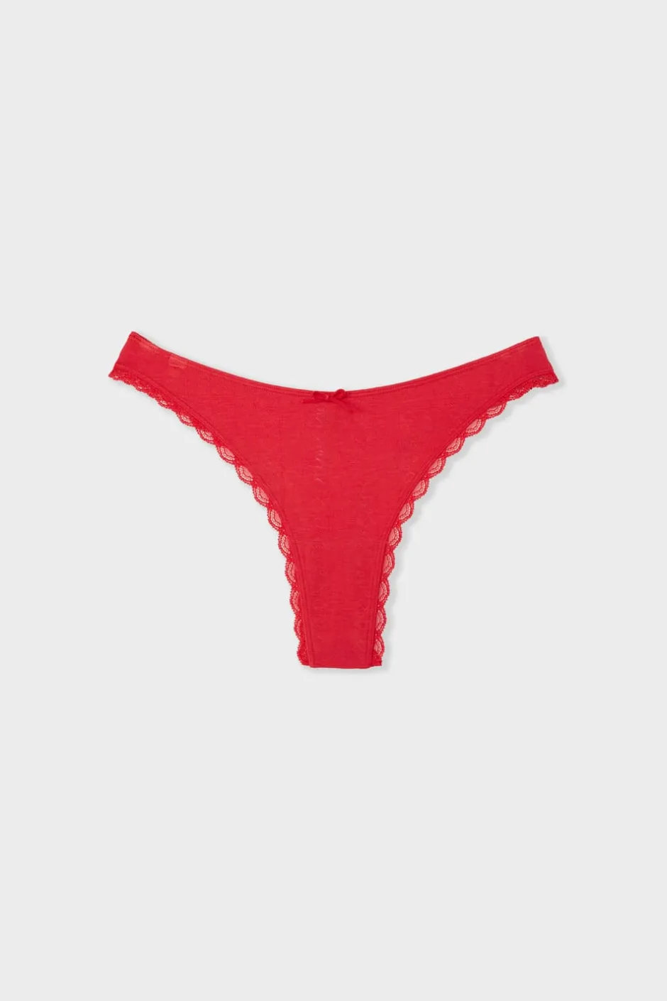 ETAM Braguitas Party|Tanga Brasileño|Tanga liso ROJO