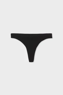 ETAM Tanga|Braguitas Party|Tanga sin costuras NEGRO