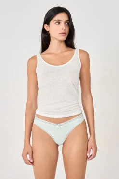 ETAM Tanga Brasileño|Tanga v shape de microfibra ESMERALDA