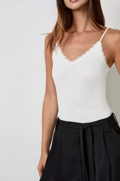 ETAM Cuello En V|Tops Sin Mangas|Top 100% algodón CRUDO