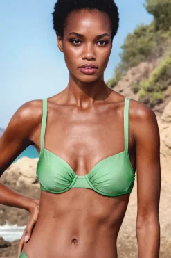 ETAM Con Aro|Top bikini VERDE