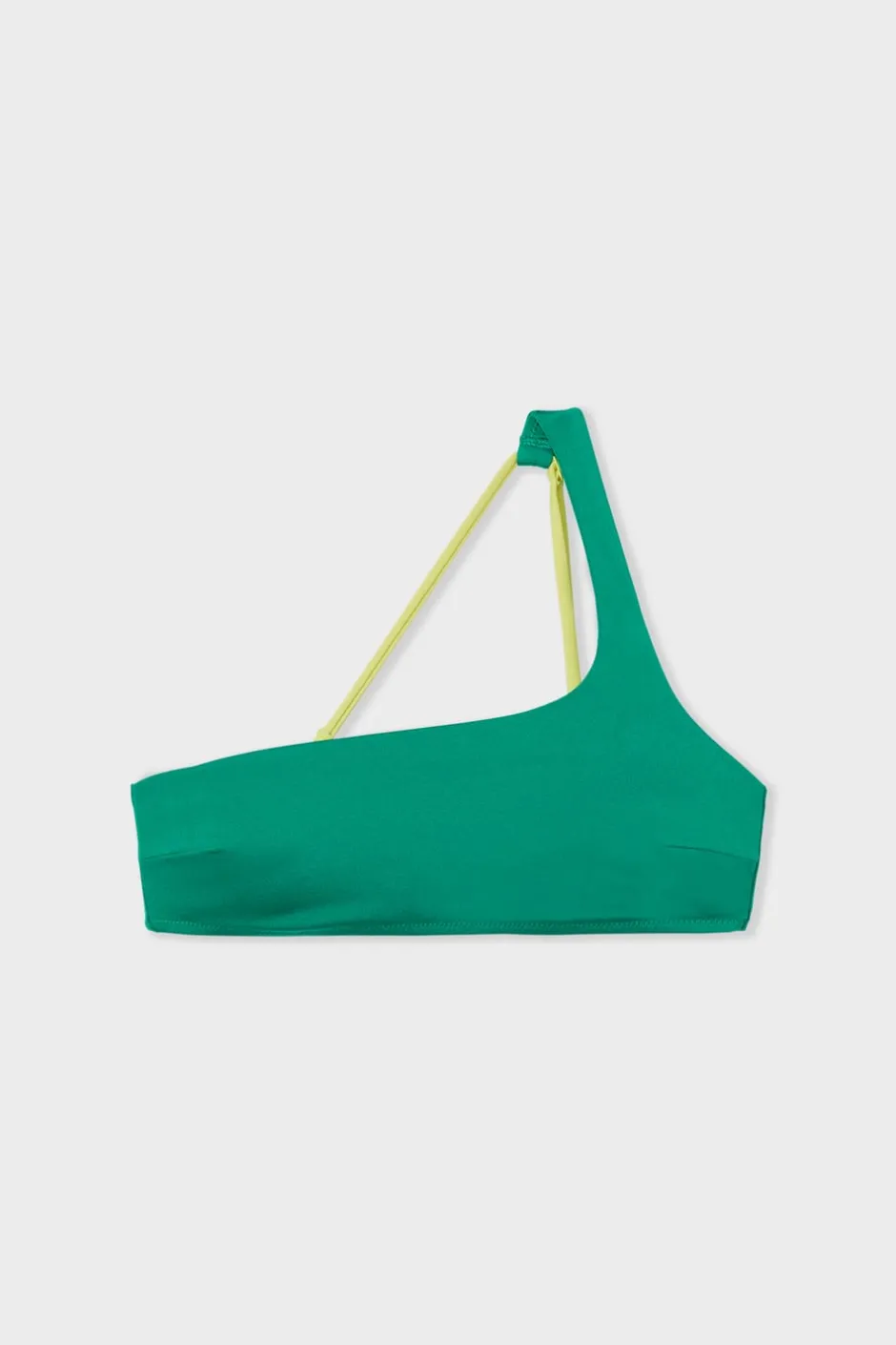 ETAM Tops Brassiere|Top bikini asimétrico VERDE