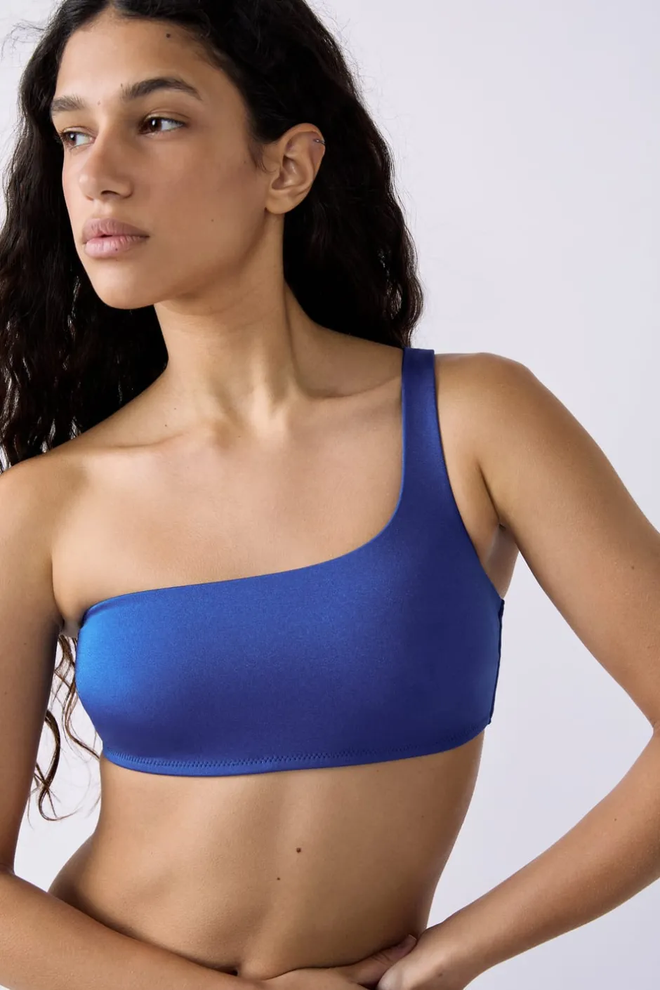 ETAM Tops Brassiere|Top bikini asimétrico AZUL NOCHE