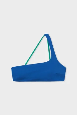 ETAM Tops Brassiere|Top bikini asimétrico AZUL NOCHE