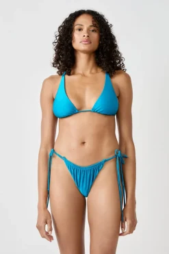 ETAM Triángulos|Top bikini triangular VERDE