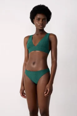 ETAM Triángulos|Top bikini triangular ESMERALDA