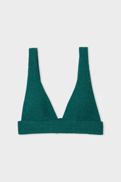 ETAM Triángulos|Top bikini triangular ESMERALDA