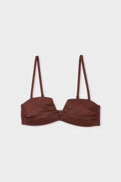 ETAM Bandeau|Top de bikini bandeau CHOCOLATE