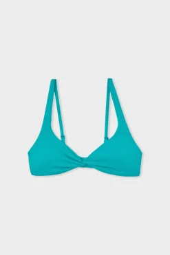 ETAM Tops Brassiere|Top de bikini tipo bralette AZUL VERDOSO
