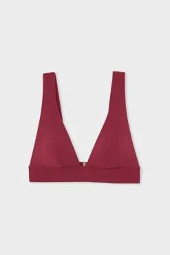 ETAM Triángulos|Top de bikini triangular GRANADINA