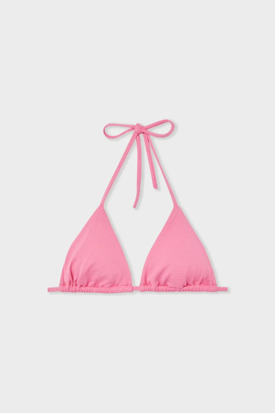 ETAM Triángulos|Top de bikini triangular ROSA