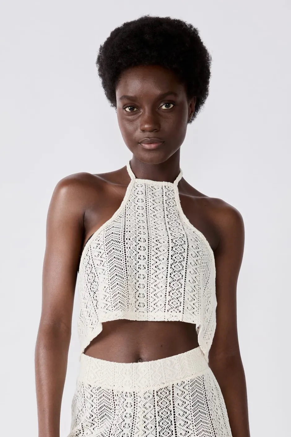 ETAM Túnicas Y Vestidos De Playa|Top de ganchillo CRUDO