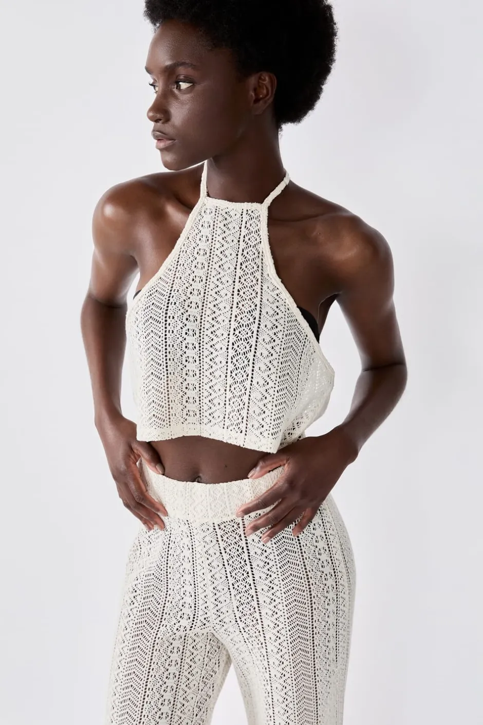 ETAM Túnicas Y Vestidos De Playa|Top de ganchillo CRUDO