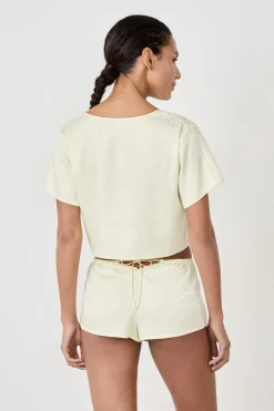 ETAM Partes De Arriba De Pijama|Top de pijama manga corta VAINILLA