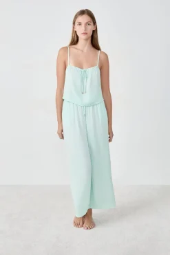 ETAM Partes De Arriba De Pijama|Top satinado con tirantes CELAD&Oacute;N