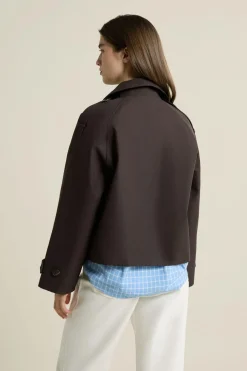 ETAM Abrigos Cortos|Gabardinas|Trench court MARRON