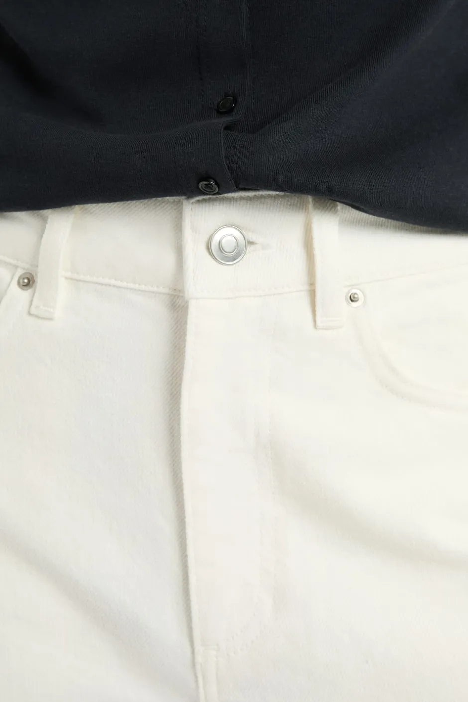 ETAM Jeans|Vaqueros anchos de algodón crudo