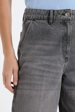 ETAM Corte Ancho|Jeans|Vaqueros anchos de algodón GRIS
