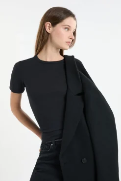 ETAM Jeans|Mom Jeans|Vaqueros anchos de algodón NEGRO