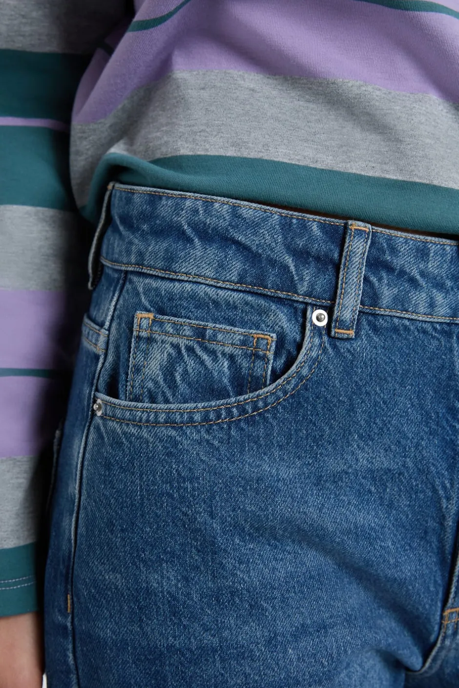 ETAM Mom Jeans|Jeans|Vaqueros de algodón AZUL NOCHE