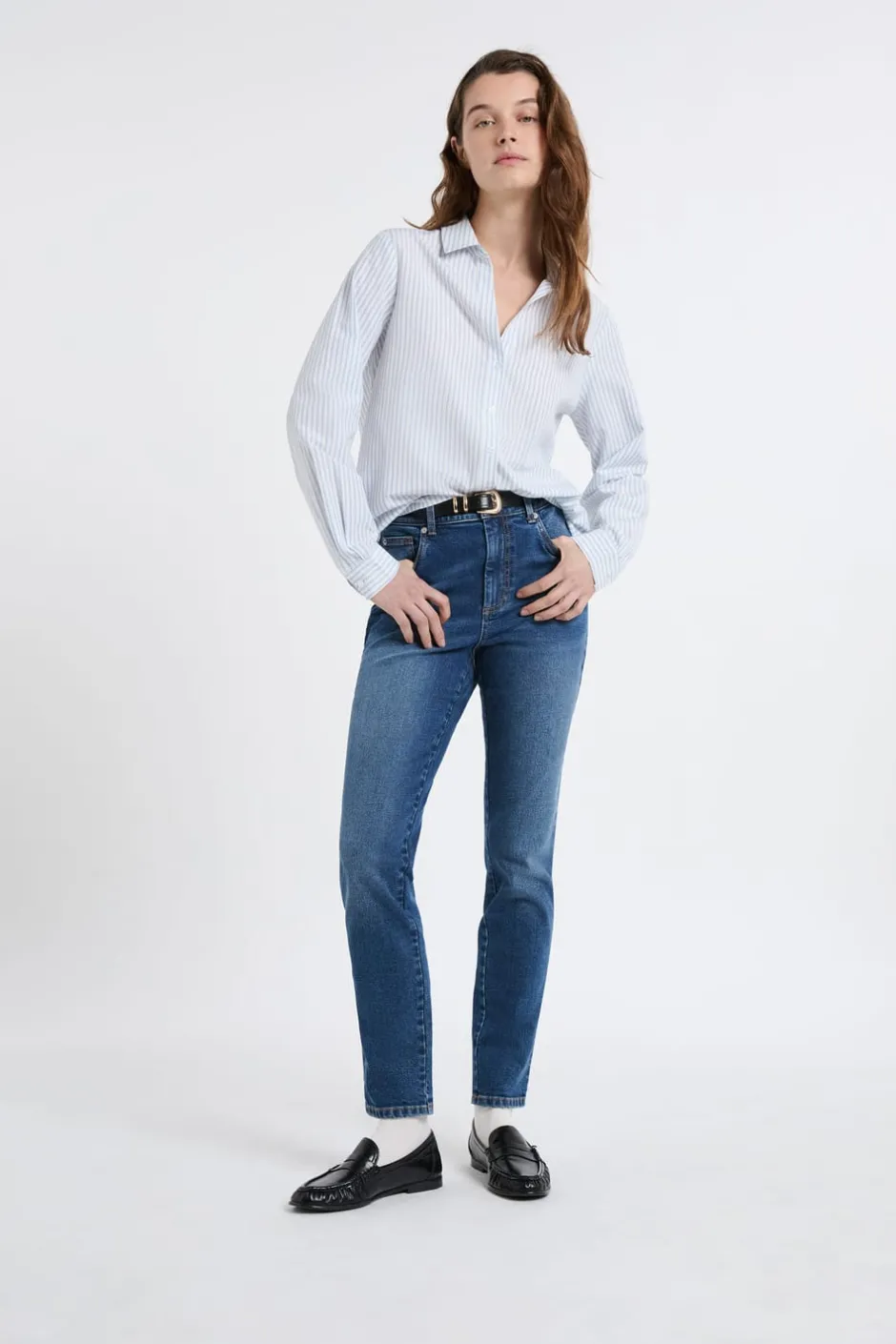 ETAM Jeans|Slim Jeans|Vaqueros de corte slim AZUL NOCHE