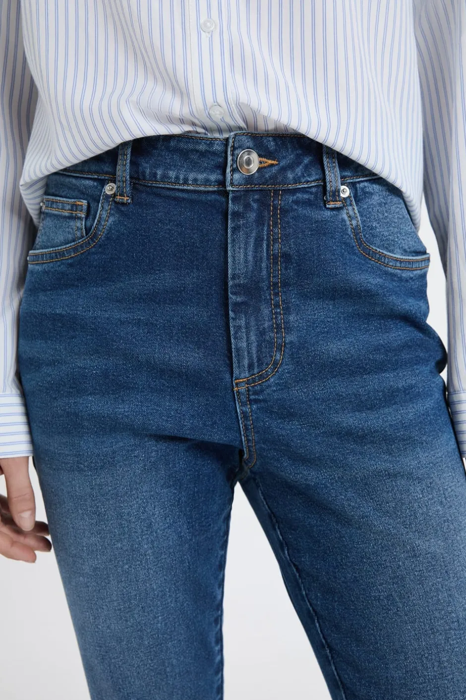 ETAM Jeans|Slim Jeans|Vaqueros de corte slim AZUL NOCHE