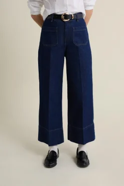 ETAM Corte Recto|Jeans|Vaqueros rectos con bolsillos delanteros azul denim