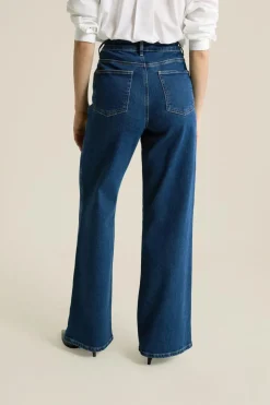 ETAM Corte Ancho|Jeans|Vaqueros rectos de algodón AZUL NOCHE