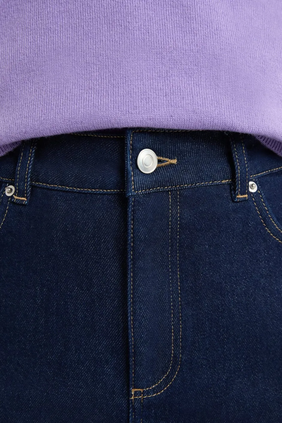 ETAM Corte Ancho|Jeans|rectos de algodón VAQUEROS