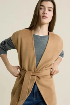 ETAM Chaquetas Sin Mangas|Chaquetas|Veste sans manches ceinturée DUNE
