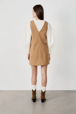 ETAM Vestidos Cortos|Vestidos Lisos|Vestido corto sin mangas TOPO