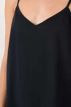 ETAM Combinaciones|Vestidos Cortos|Vestido de algodón NEGRO