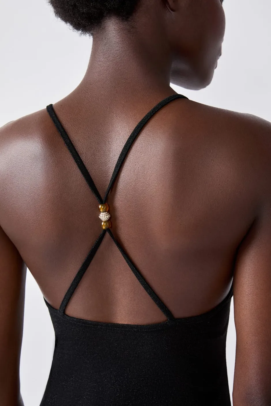 ETAM Túnicas Y Vestidos De Playa|Vestidos De Playa|Vestido largo de playa brillante PLATA