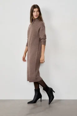 ETAM Vestidos Largos|Vestidos Lisos|Vestido suéter largo TOPO
