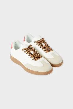 ETAM Zapatos|Zapatillas con cordones de leopardo CRUDO