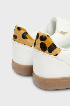 ETAM Zapatos|Zapatillas deportivas con estampado de leopardo BLANCO