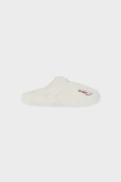 ETAM Zapatillas|Zapatillas destalonadas de tejido ultrasuave con motivos CRUDO