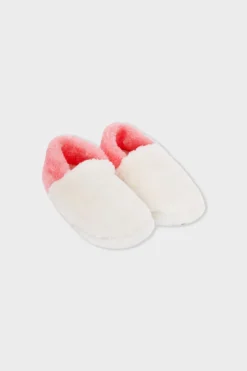 ETAM Zapatillas|Zapatillas destalonadas de tejido ultrasuave CRUDO