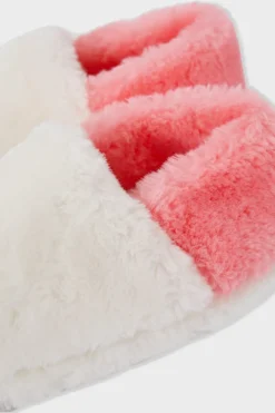 ETAM Zapatillas|Zapatillas destalonadas de tejido ultrasuave CRUDO
